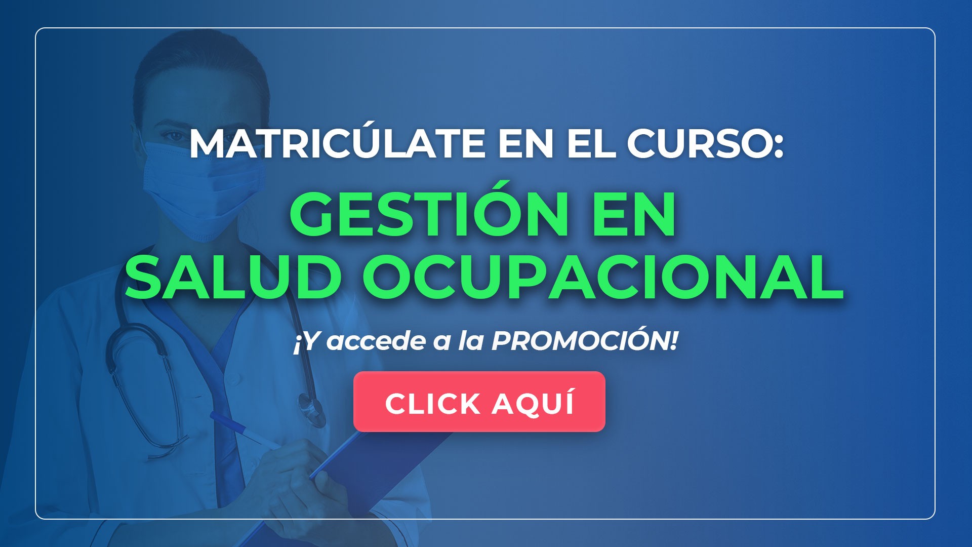CURSO DE GESTIÓN EN SALUD OCUPACIONAL